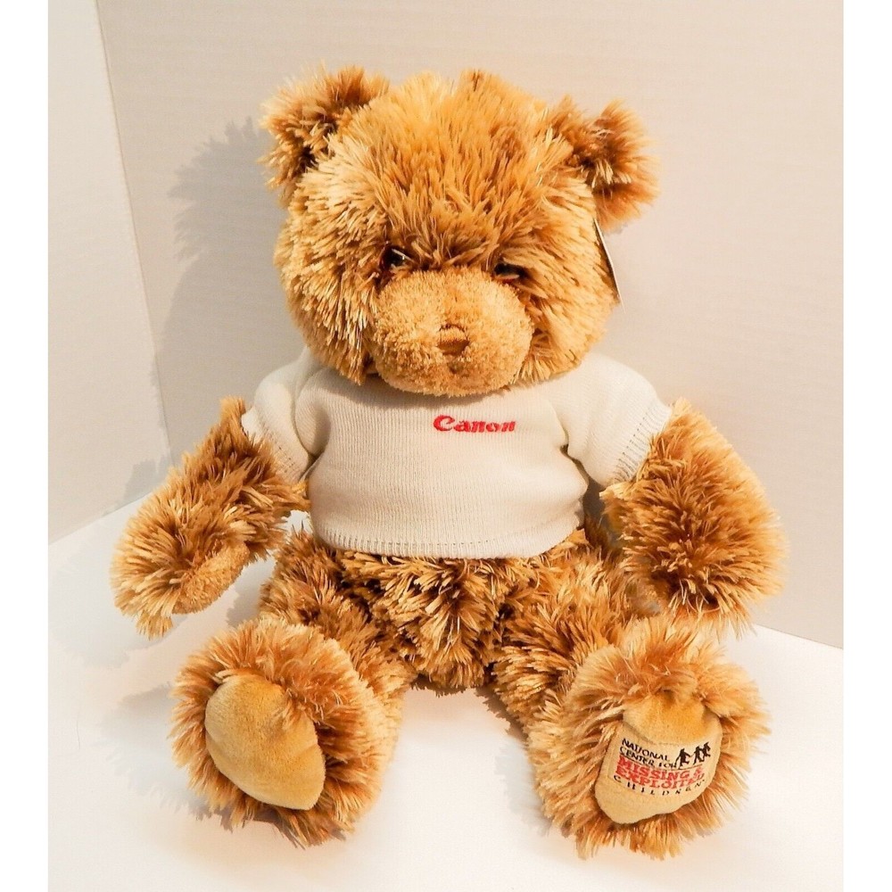 National Center for Missing Exploited Children Teddy Bear Plush Canon Stuffed